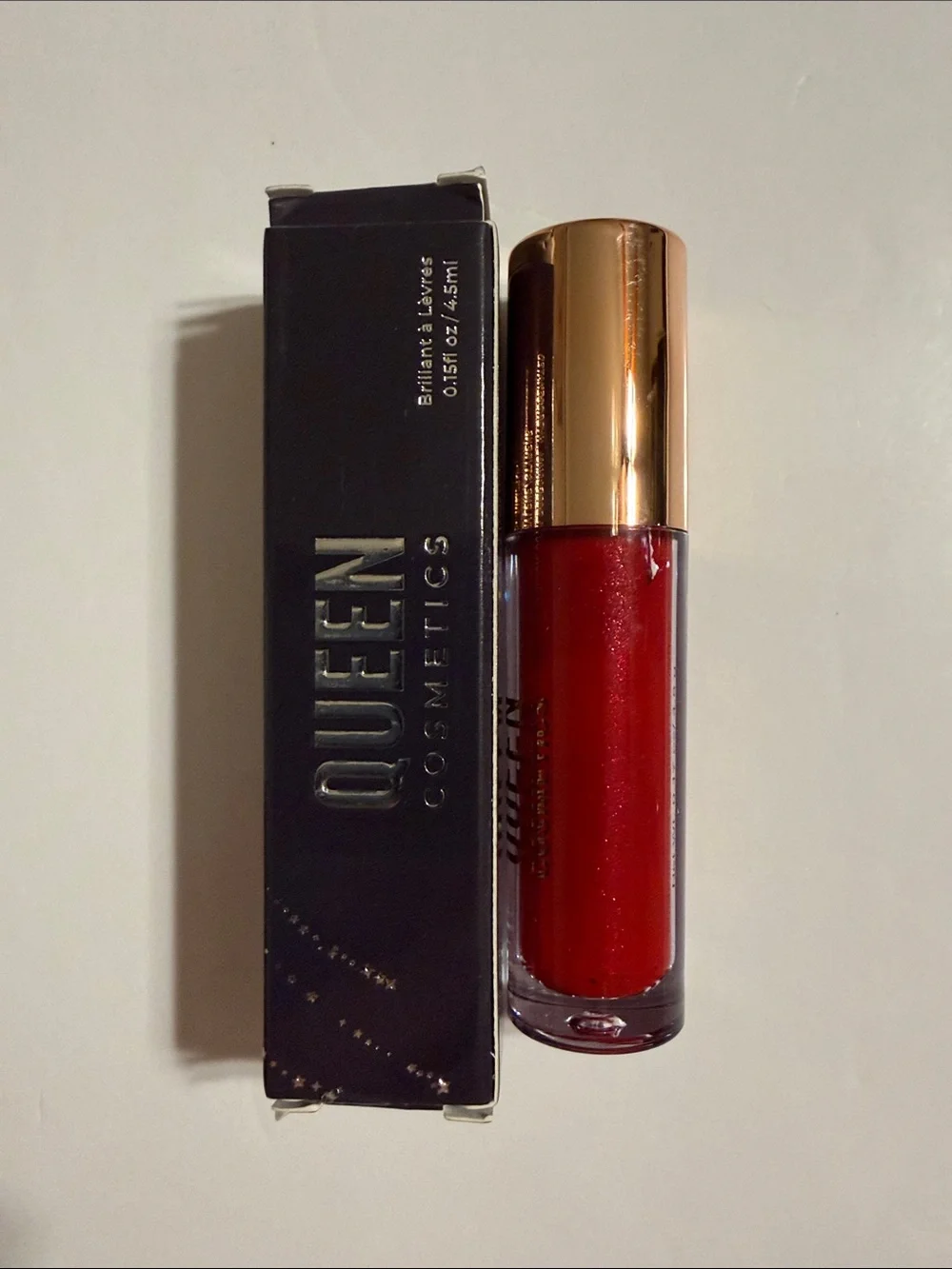Queen Cosmetics Diamond Shimmer High Shine Lip Gloss in Cherry Pie